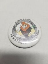 DARE Lion Drug Abuse Vintage Button Pin  picture