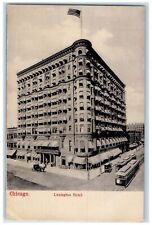 c1905's Lexington Hotel Exterior Roadside Chicago Illinois IL Unposted Postcard picture