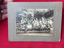Rare Early 1900s Cabinet Card Photograph of touring group Mammoth Cave Kentucky picture