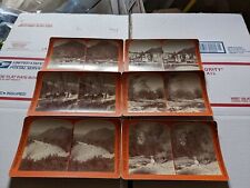 6 Guerneville Russian River California Stereoviews Boat Ride Vacation Elite picture