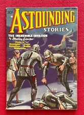ASTOUNDING STORIES AUG. 1936-THE INCREDIBLE INVASION & OTHER ILLUSTRATED STORIES picture
