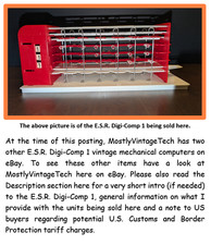 E.S.R. Digi-Comp 1 Vintage Mechanical Digital Computer picture