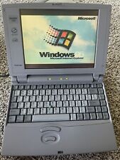 Toshiba Satellite 100cs Vintage Laptop - Powers Posts Windows 95 Plus Ready 8MB picture