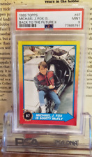 Michael J Fox 1989 Topps Back To The Future 87 RC PSA 9 MINT Marty Mcfly 5791 picture