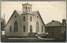 RPPC Postcard Barneveld WI Congregational Church Religious Kruxo Cook C1911-1922 picture