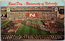 University of Nebraska band day Chrome postcard  picture