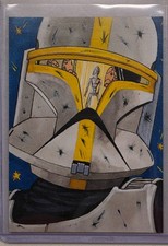 Star Wars Clone Wars CLONE REFLECTIONS PSC Sketch picture