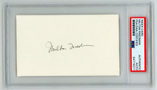 Milton Friedman ~ Signed Autographed Index Card Signature ~ PSA DNA Encased picture