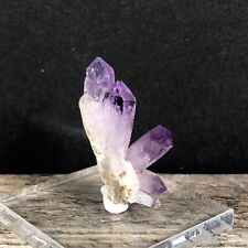 Vera Cruz Amethyst Crystal Cluster Mineral Thumbnail Specimen Base & Putty 77-Y picture