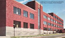 Detroit MI Michigan, Parke Davis & Co Antibiotic Research Lab, Vintage Postcard picture
