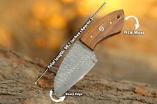 Hot Item Skinner Knife Damascus Steel Rose Wood EDC Limited Edition picture