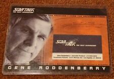 Rare Gene Roddenberry Authentic Business Card Boxtopper Rittenhouse Star Trek picture