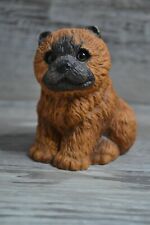 1985 Kathy Wise Purebred Pets Hand Painted Ceramic Chow Puppy Figurine picture