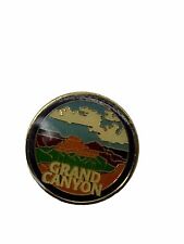 Grand Canyon National Park Round Pin Pinback Button Vintage Arizona 1980's picture