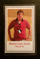 Blessed CARLO ACUTIS  Relic Prayer Card Patron Saint of the Internet & Eucharist picture