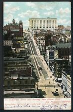 1906 San Francisco Earthquake California Street Before Quake Historic Postcard picture