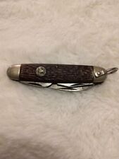 Vintage Boy Scout 4 Blade Pocket Knife Made in the USA picture