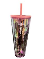 NWT Starbucks Spring 2022 Mother’s Day Pink Flower Iridescent 24oz Tumbler Venti picture