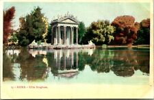 Vintage Postcard Roma Rome - Villa Borghese - Litho - Undivided picture