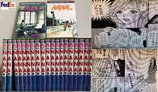 NANA Vol.1-21 Comic Set complete   manga Comics Ai Yazawa  Japanese version picture