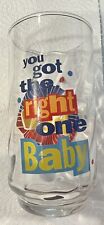 VTG Diet Pepsi Glass “Uh Huh”, “You Got The Right One Baby.” Ray Charles, Mint picture