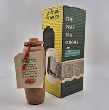 1958 Dead Sea Scrolls True Replica of Scroll & Jar From Israel w/COA MCM picture