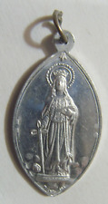 Vintage Catholic Saint Dymphna Patron of victims Rape Incest pendant FC1161 picture