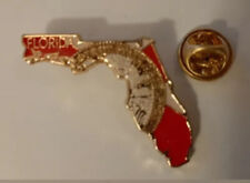 Florida State Flag Map lapel pin picture