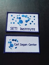 2 New Carl Sagan Center SETI Search for Extraterrestrial Intelligence Patch picture