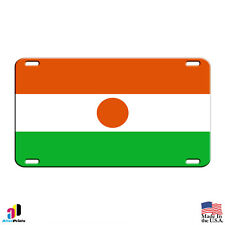 Niger Country Flag License Plate Tag Home Wall Decor Novelty Aluminum Metal Sign picture