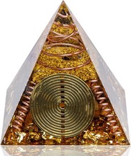 Orgone Pyramid Energy Generator Emf Protection Healing Meditation Orgonite USA picture