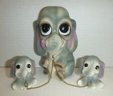 Vintage Rossini  Anthropomorphic Elephant Set  Chained  Made in Japan picture