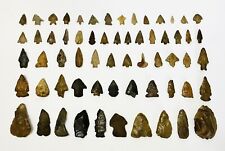 Lot Of 62 Authentic Native American Arrowheads picture