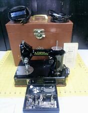 Standard SewHandy FeatherWeight Sewing Machine w/Case & Accs Osann Co GE Model A picture