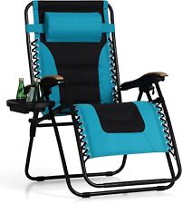 XXL Oversized Padded Zero Gravity Chair, Foldable Patio Recliner picture
