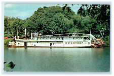 c1950s Mark Twain Era Steamboat WP Snyder JR Marietta Ohio OH Postcard picture