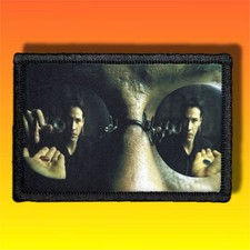 The Matrix Morpheus Red Pill Morale Patch / Military ARMY Tactical Hook Loop 101 picture