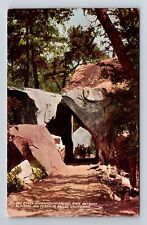 CA-California, Stage Approaching Arched Rock, Yosemite Valley, Vintage Postcard picture