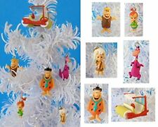 The Flintstones Mini Christmas Ornament Set Fred, Barney, Dino, Bam Bam, Pebbles picture