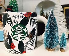 2021 STARBUCKS PINECONES RARE NEW Holly Berry Holiday Christmas Mug Cup 12oz picture