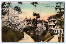 1933 The Carolina Hotel Pinehurst North Carolina NC Handcolored Vintage Postcard picture