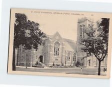 Postcard St. John's Evangelical Lutheran Church Columbia Pennsylvania USA picture