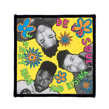 Square Printed Patch - De La Soul Flowers Sew On Badge in 3 sizes picture