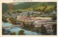 Birdseye View Portion of West Cass West Virginia WV c1920 Postcard picture