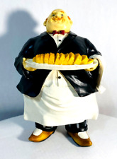 Estate Sale Vintage Big Fat Italian Chef w/ Platter Statue Resin Figure 13