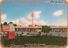 Metal Sign - Florida Postcard - Al's Motel & Coffee Shop picture