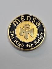 Mensa The High IQ Society Lapel Pin picture