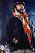 Italian tenor Luciano Pavarotti during a concert in Madrid Spain 1994 Photo picture