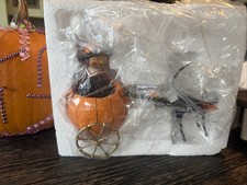 Halloween Folk Art by Lori Mitchell Pipers Pumpkin Ride Figure picture