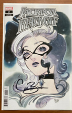 JACKPOT AND BLACK CAT #2 🔥SIGNED PEACH MOMOKO VARIANT MARVEL COMICS 2024 picture